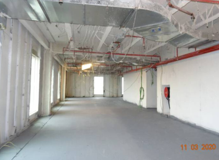 Limpieza de edificios después de incendios